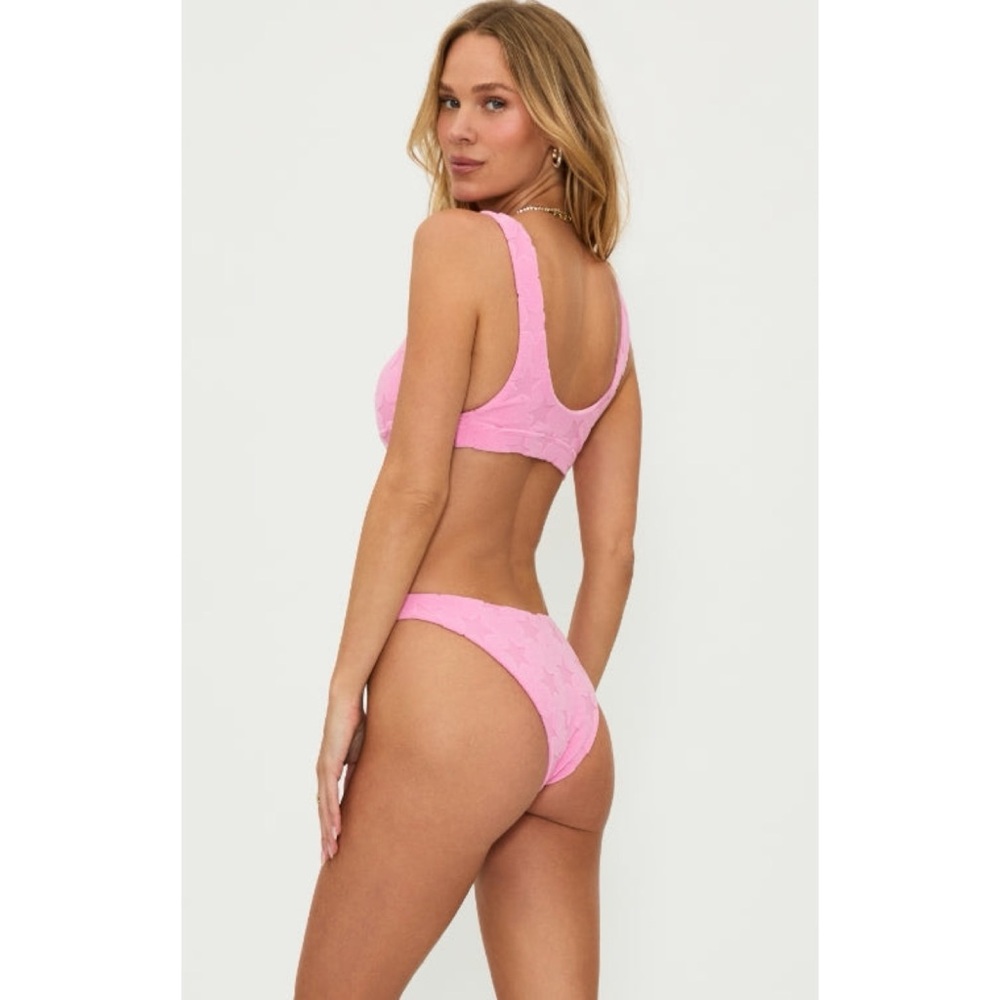 Beach Riot Peyton Top Prism Pink Star Terry - Picture 2 of 2